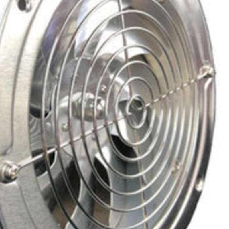 4 Inch Pipe Stainless Steel Exhaust Fan Window Duct Air Ventilation Blower Toilet Kitchen Ventilator