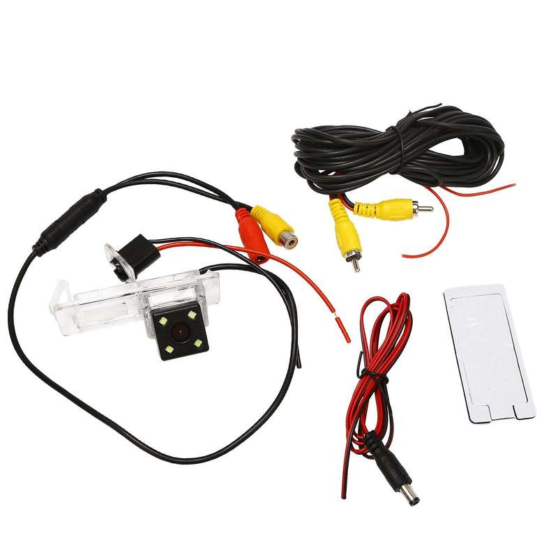 4 LED Car Rear View Camera 170 Degree Parking Reverse Camera with 24Pin Adapter Cable for 4 IV 2012-