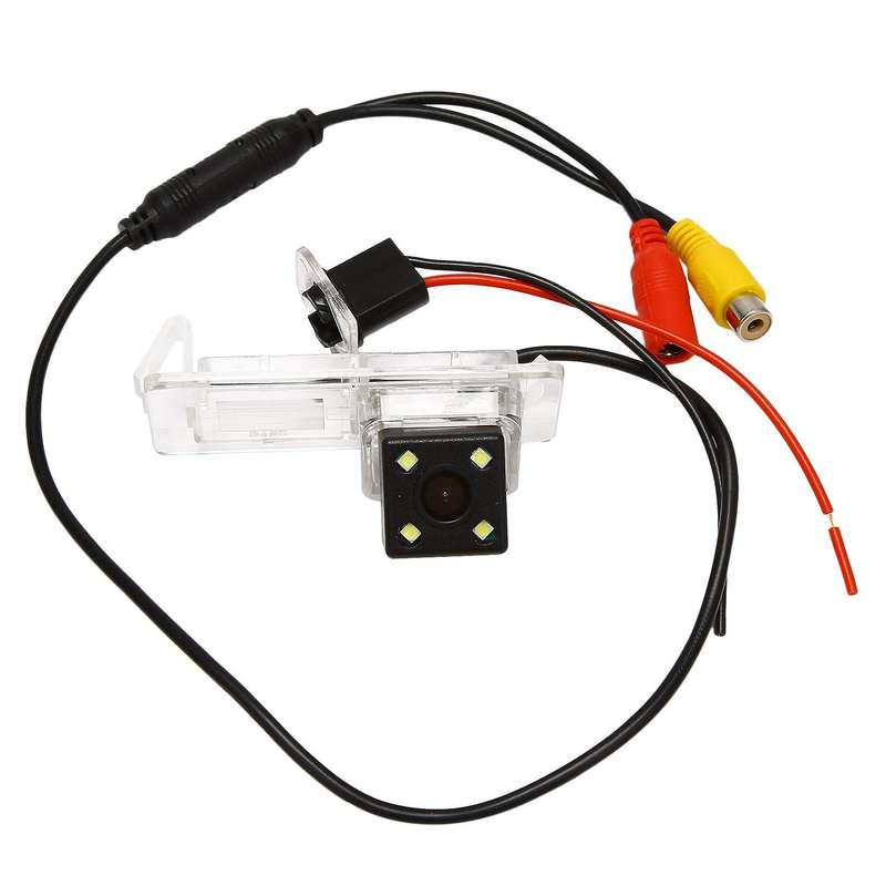 4 LED Car Rear View Camera 170 Degree Parking Reverse Camera with 24Pin Adapter Cable for 4 IV 2012-