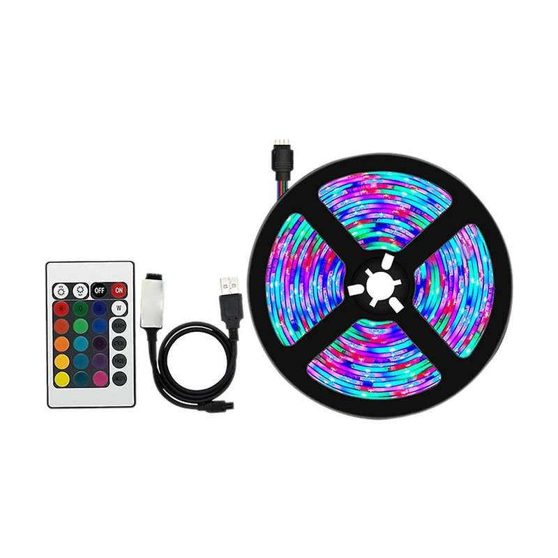 4 Meter LED Light Strip Set 5050RGB Remote Control Bluetooth 5v Colorful Light Strip Set TV Backgrou