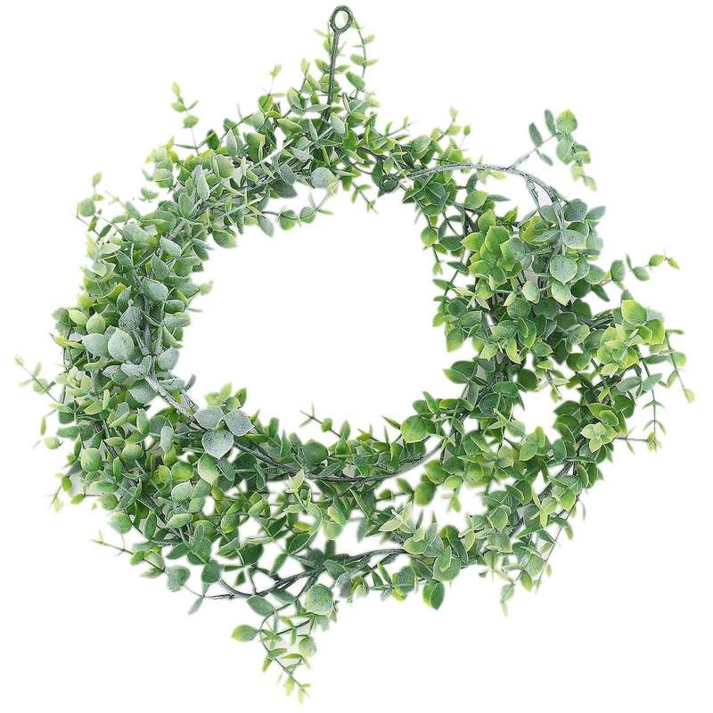 4 Pack Artificial Eucalyptus Garland Greenery Eucalyptus Vines Faux Silver Eucalyptus Leaves for Ta