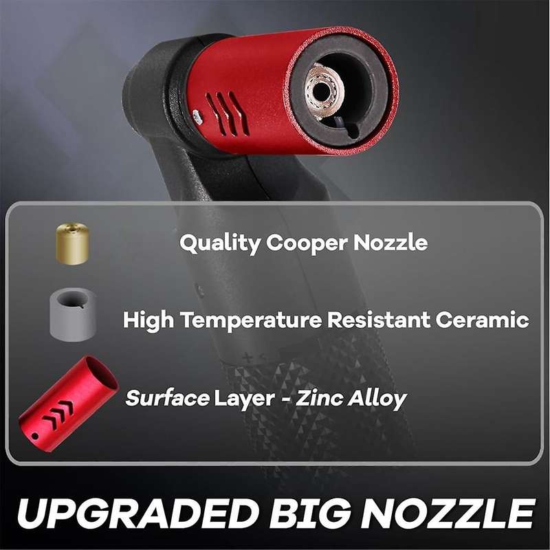 4 Pack Butane Torch Refillable Jet Flame Portable Butane Torch Mini Refillable Windproof