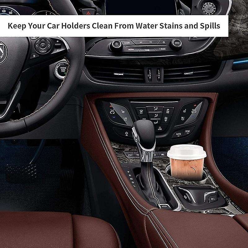 4 Pack Car Coasters for Drinks Absorbent, Mandala Ceramic Car Cup Holder Coaster for Your Car with F