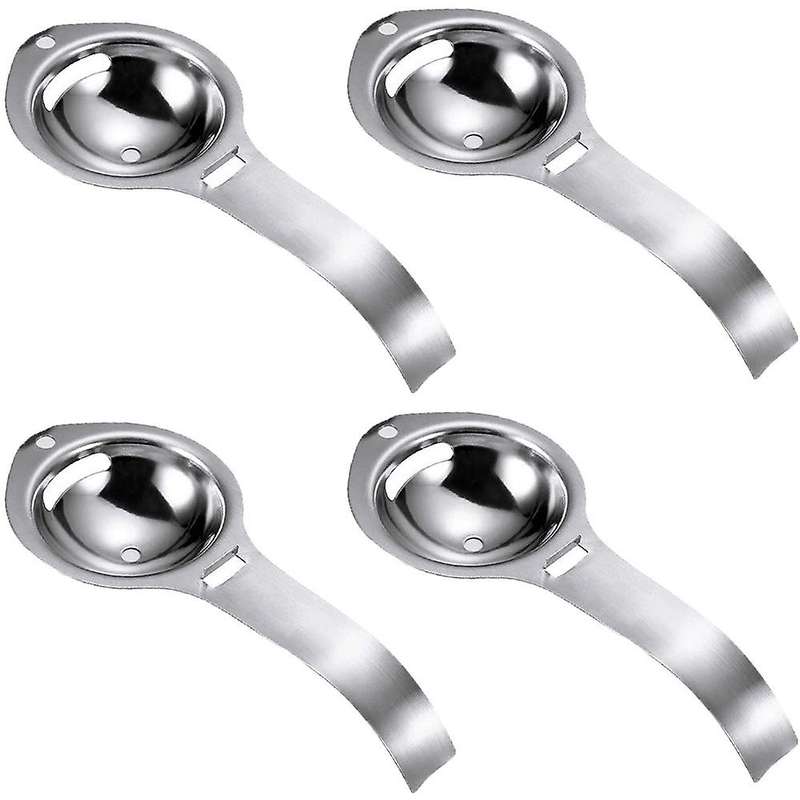 4 Pack Egg Separator, Stainless Steel Egg Yolk Separator, for Cooking, Baking Cake, Mayonnaise