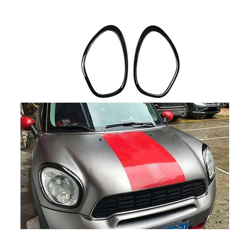 4 Pack for Mini Countryman R60 2011-2016 Front and Rear Headlight Frame Ring Cover Trim Accessories