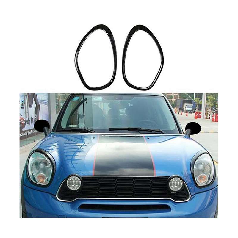 4 Pack for Mini Countryman R60 2011-2016 Front and Rear Headlight Frame Ring Cover Trim Accessories