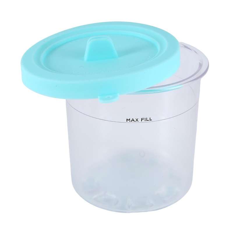 4 Pack for Ninja Ice Cream Pint Cups Nc299amz Nc300s Series Ice Cream Maker Replacement Storage Jars