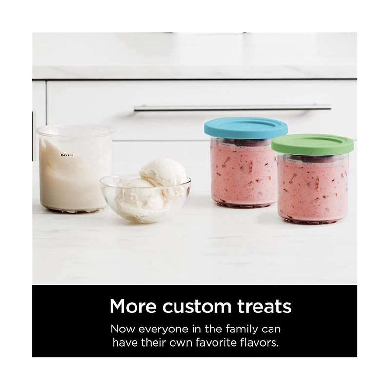 4 Pack for Ninja Xskplid2cd,compatible with for Nc299amz and Nc300s Series Cream Ice Cream Makers 1
