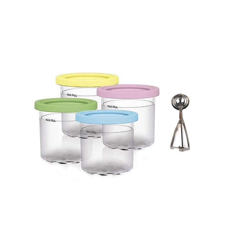 4 Pack for Ninja Xskplid2cd,compatible with for Nc299amz and Nc300s Series Cream Ice Cream Makers 1