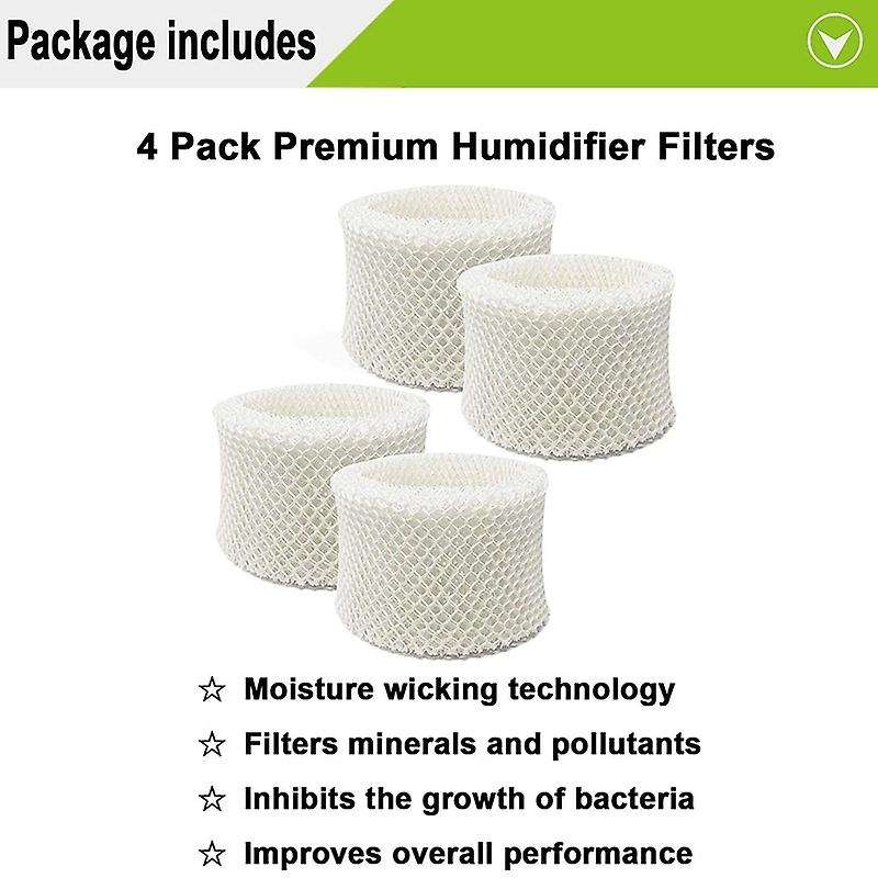 4 Pack Humidifier Wicking Filters for -888, -888N, Filter C, Designed to Fit for -890 HEV-320