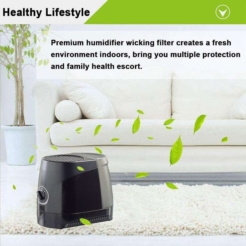 4 Pack Humidifier Wicking Filters for -888, -888N, Filter C, Designed to Fit for -890 HEV-320