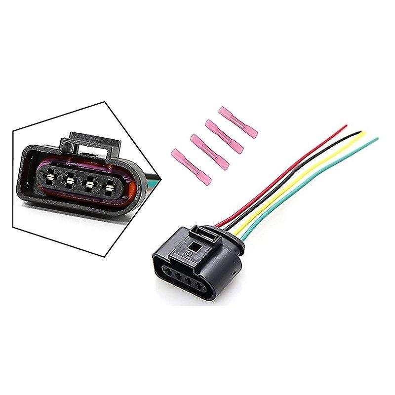 4 Pack Ignition Coil Connector Plug Harness for A4 1.8t, 2.0t, 2.5l, 3.2l, 4.2l Ignition Coil Harne