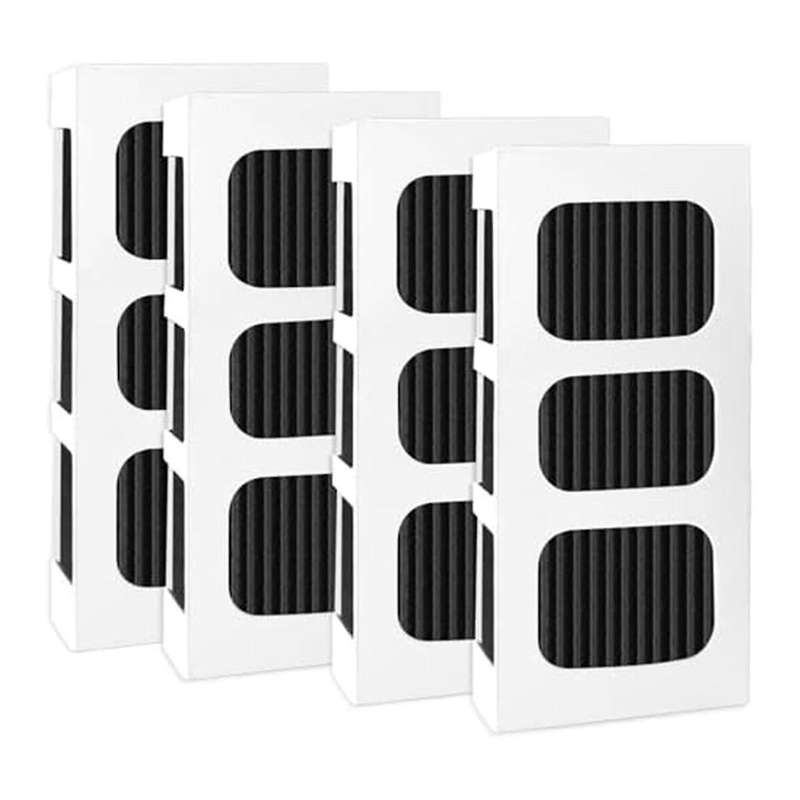 4 Pack for Paultra2 Refrigerator Air Filter Replacement for PAULTRA2 Pure Air Ultra II Refrigerator