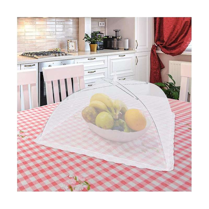 4 Pack Mesh Food Cover -14 Inch/16 Inch /17 Inch Pop-up Food Cover Tent Reusable&collapsible Food N