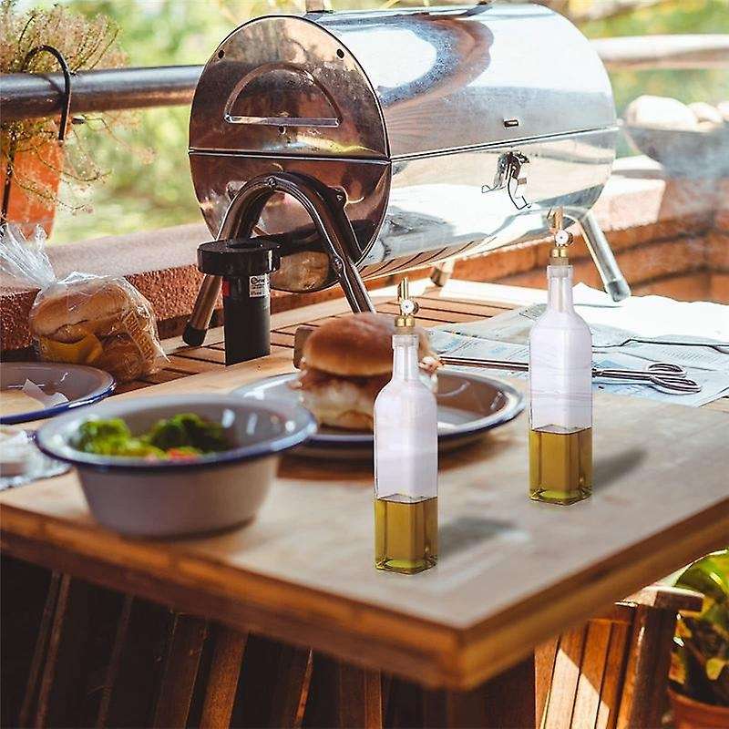 4 Pack Olive Oil Spout with Cork Oil Spout Liquor Pourers Olive Oil and Vinegar Stopper for Kitchen