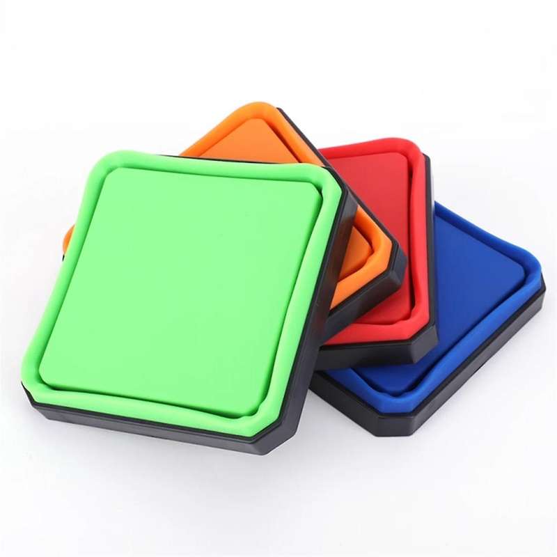4 Pack -Magnetic Screw Tray Silicone Screw Bowl Tool Part Storage Box Plumber Carpenter Tool Organiz