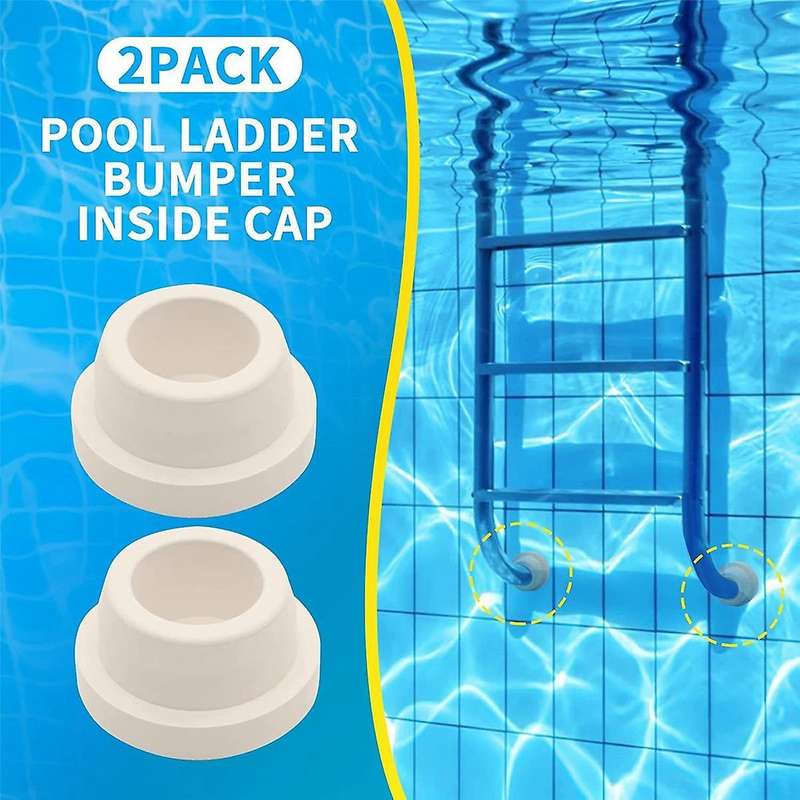 4 Pack Pool Ladder Rubber Stopper ,for 1.90inch Ladder Tubing for Protect Swimming Pool Liner,ladde