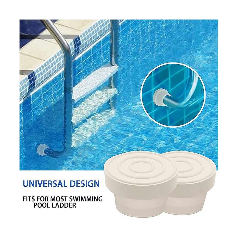 4 Pack Pool Ladder Rubber Stopper ,for 1.90inch Ladder Tubing for Protect Swimming Pool Liner,ladde