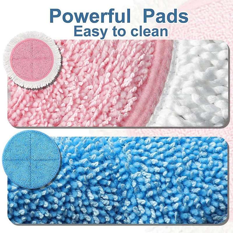 4 Pack Replacement Parts Mop Cloth Pads for BOBOT Electric Mop Cleaning Pads Accessories Household