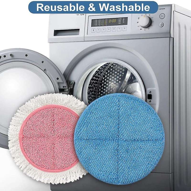 4 Pack Replacement Parts Mop Cloth Pads for BOBOT Electric Mop Cleaning Pads Accessories Household
