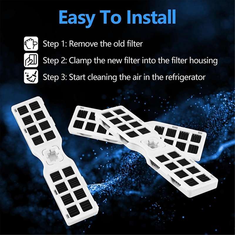 4 Pack Refrigerator Air Filter Replacement for FRGPAAF2 PureAir AF-2 Air Filter,FRFC2323AS, FRFC232L