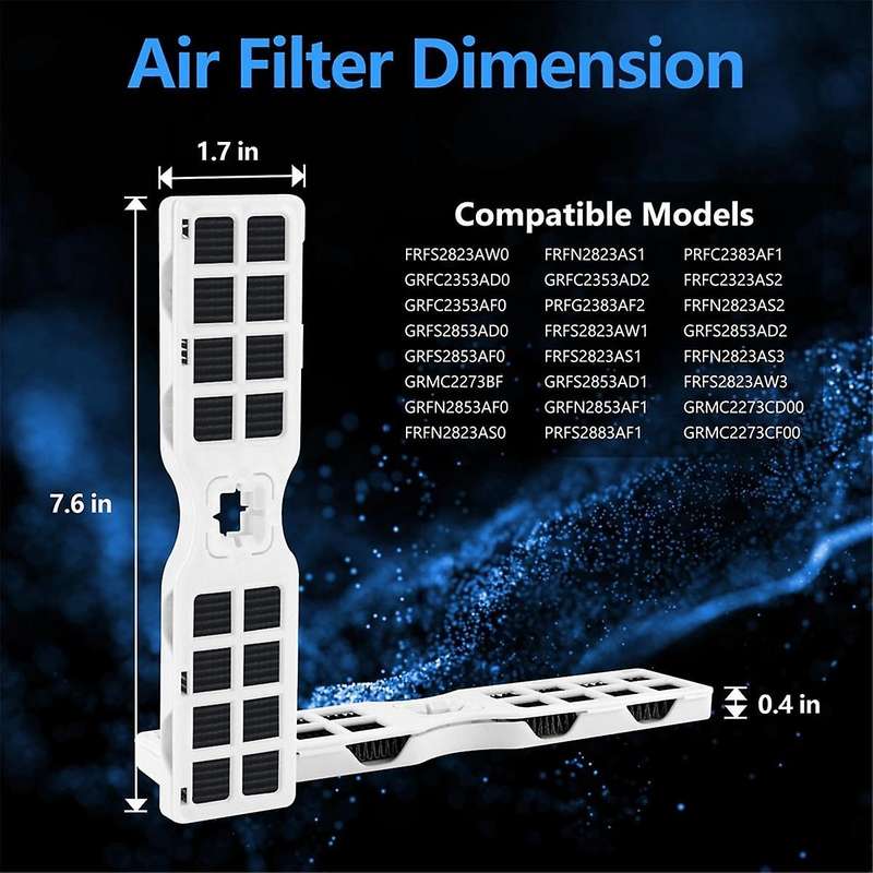 4 Pack Refrigerator Air Filter Replacement for FRGPAAF2 PureAir AF-2 Air Filter,FRFC2323AS, FRFC232L