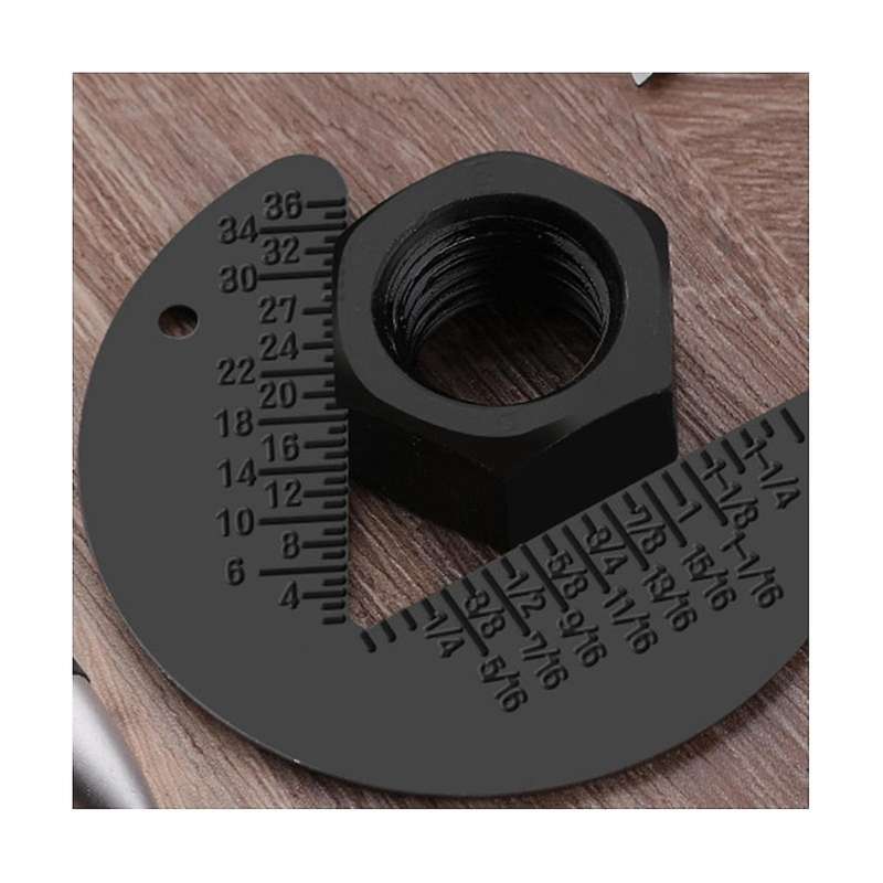 4 Pack Screw Thread Measure Gauge Measurement Size Check Gauges Inspection Standard Metric for The