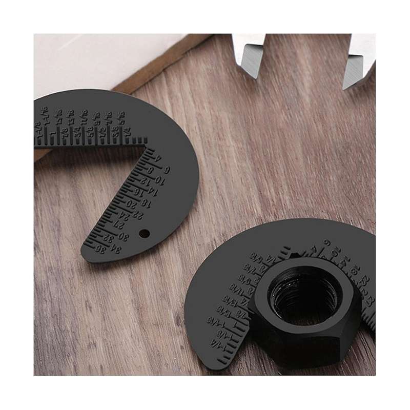 4 Pack Screw Thread Measure Gauge Measurement Size Check Gauges Inspection Standard Metric for The