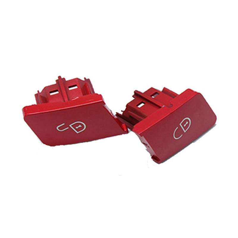 4 Pack Red Car Door Lock Switch Button Door Lock Switch Left and Right for E Class W204 W207 W212