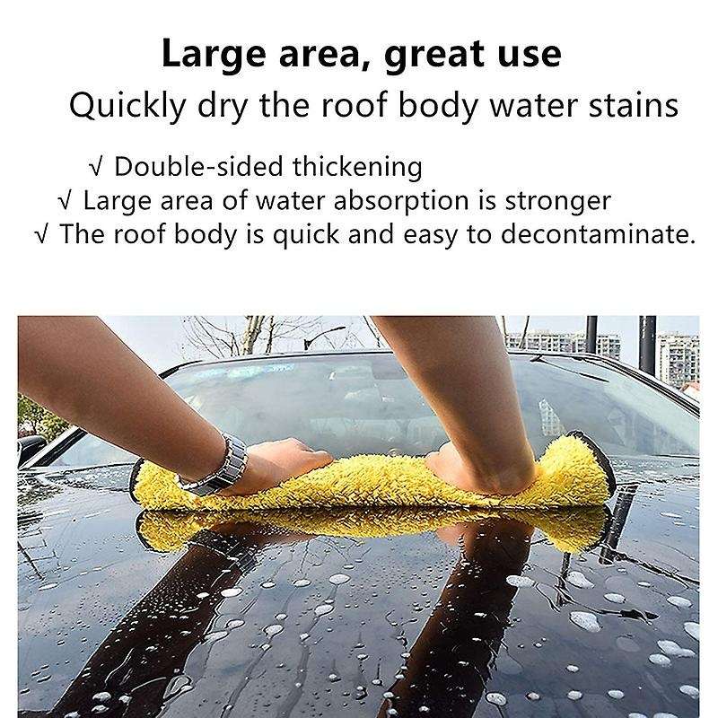 4 Pack Premium Ultra Thick Plush Microfiber Towel, Double Layer Super Thick Microfiber Cleaning Clo
