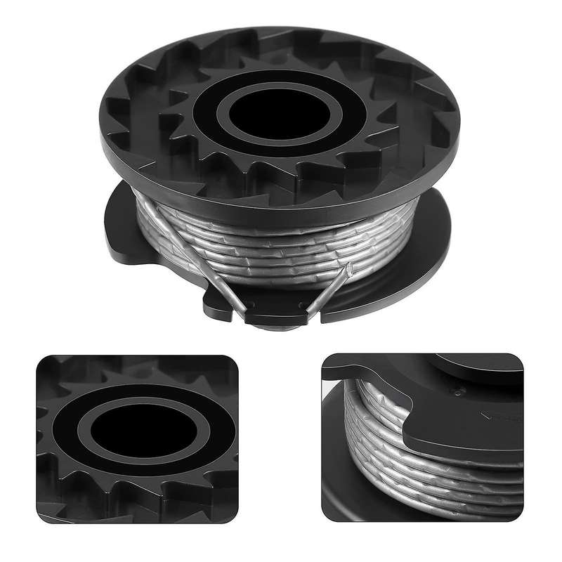4 Pack String Trimmer Spool Line Compatible F016800569 EasyGrassCut 23, 26, 18, 18-230, 18-260, 18-2