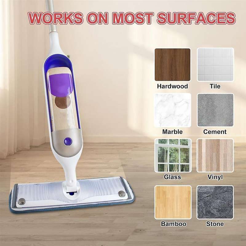 4 Pack Thicken Mop Pads Compatible for , Refills Power Mop Refill Pads for Spray Power Mop Wet Pads