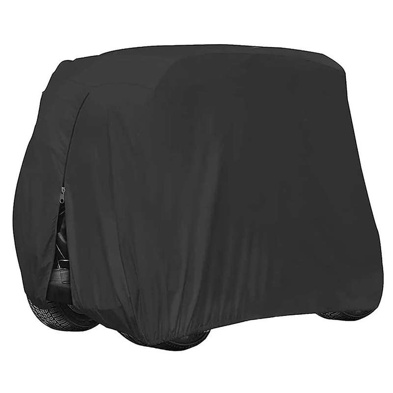 4 Passenger Golf Cart Cover 210D Waterproof Sunproof Dustproof Rain Cover for EZ GO Club Car