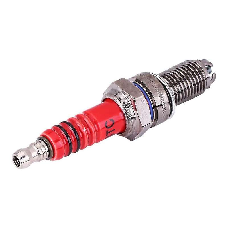 4 Pcs 3-Electrode Spark Plug D8TC for 125Cc 150Cc 200Cc 250Cc Motorcycle Scooter ATV Quads