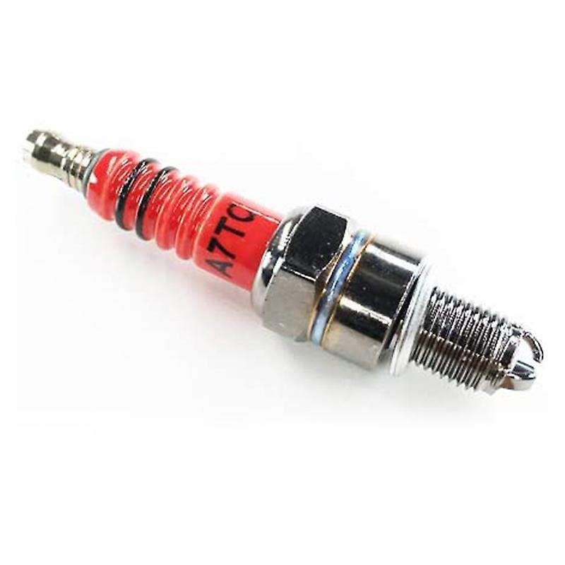 4 Pcs 3-Electrode Spark Plug A7TC for 50Cc-150Cc ATV Motorcycle