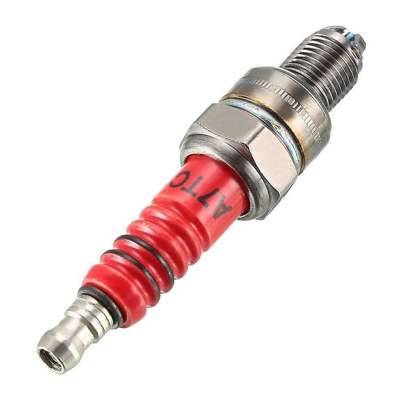 4 Pcs 3-Electrode Spark Plug A7TC for 50Cc-150Cc ATV Motorcycle