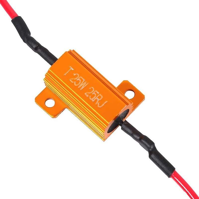 4 Pcs 25W 25Ohm LED Load Resistor for Turn Signal LED Lights