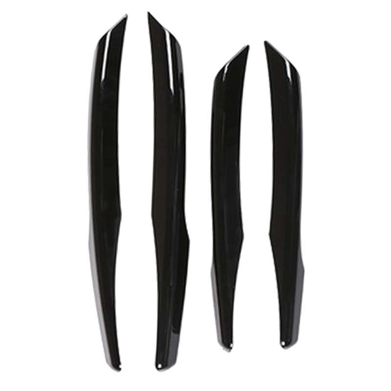 4 Pcs ABS Glossy Black Front Fog Lamp Cover Trim for Evoque 2019 2020 Car Accessories