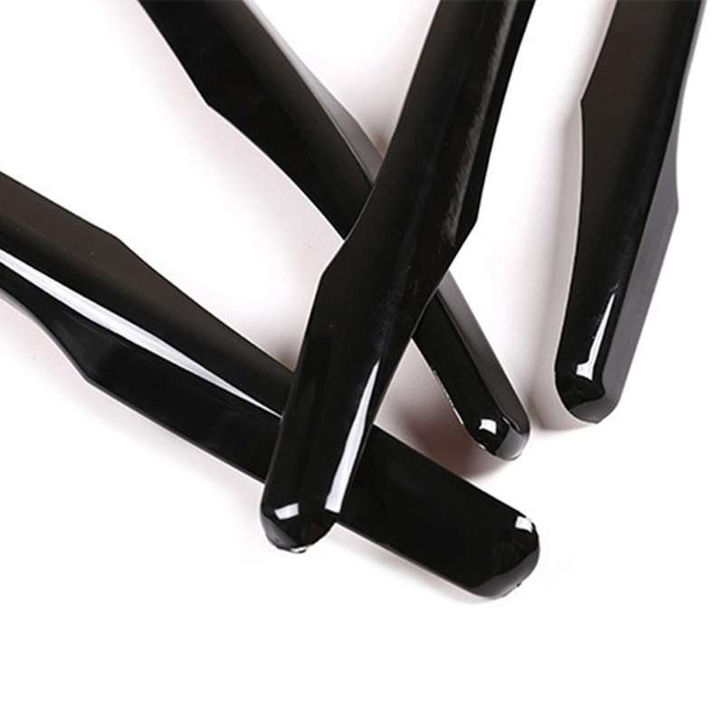4 Pcs ABS Glossy Black Front Fog Lamp Cover Trim for Evoque 2019 2020 Car Accessories