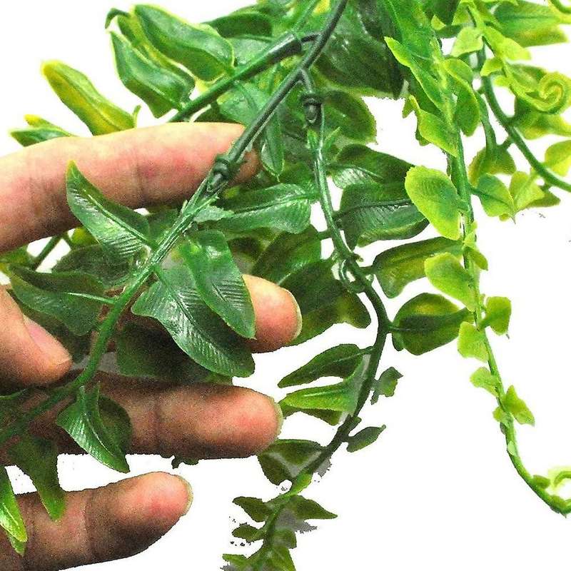 4 PCS Artificial Plants Vines Boston Fern Persian Rattan Greenery Fake Ferns Ivy for Wall Hanging B