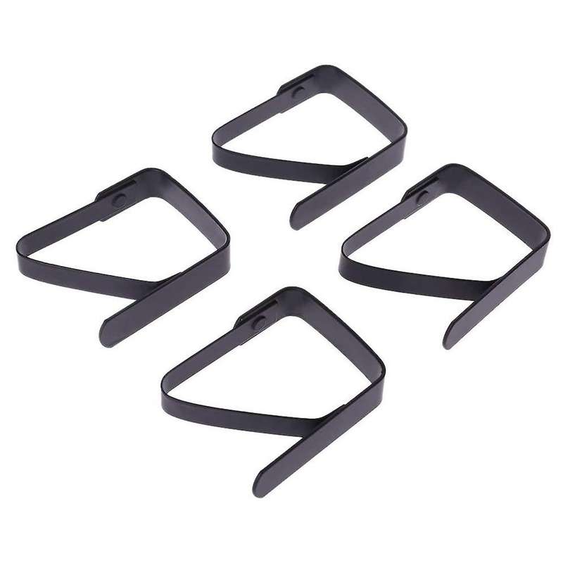 4 Pcs Black Black Tablecloth Clip Tablecloth Fixing Clip 5x4cm Tablecloth Clip for Buffet /barbecue