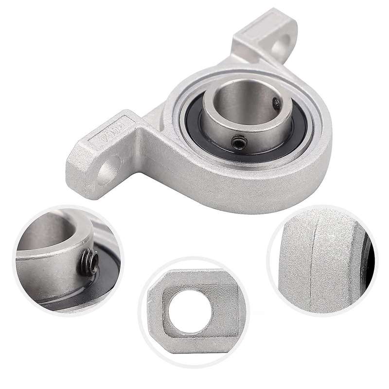 4 Pcs Bearing Housing Flange Bearing 10mm Kp000 Ball Bearing Block Pillow Block Bearing for Spare P