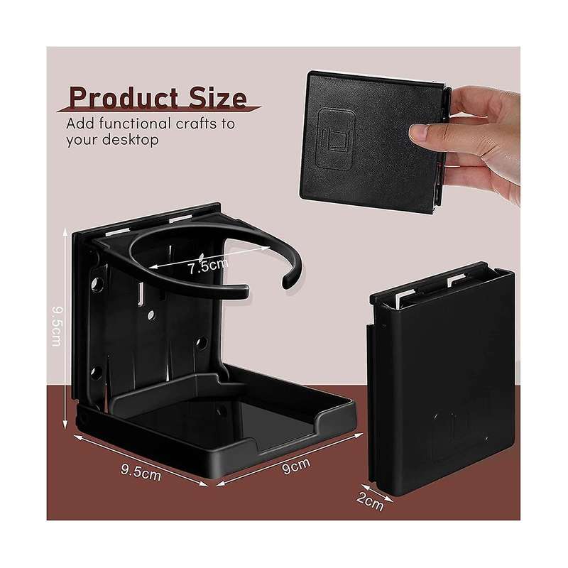 4 Pcs Boat Cup Holder Boat Drink Holder Folding Drink Holder Plastic Drink Holder Cup Holders Drink