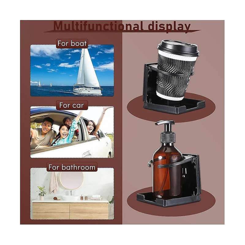 4 Pcs Boat Cup Holder Boat Drink Holder Folding Drink Holder Plastic Drink Holder Cup Holders Drink