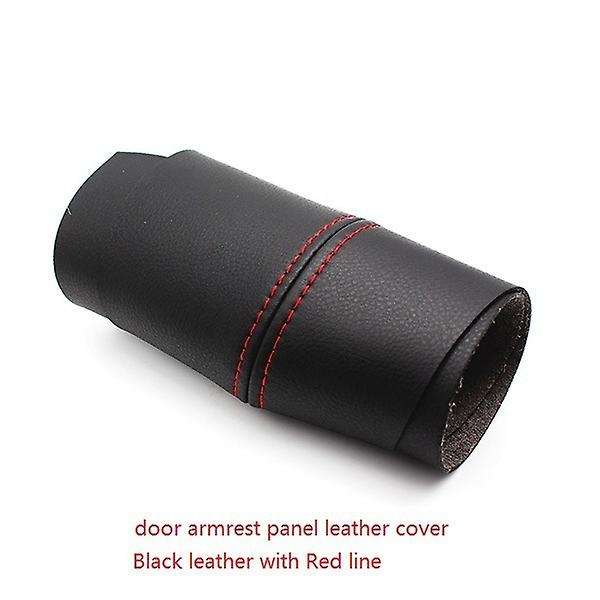 4 Pcs Car Door Handle Armrest Panel Microfiber PU Leather Protective Cover Trim for Golf 7 2014-2018