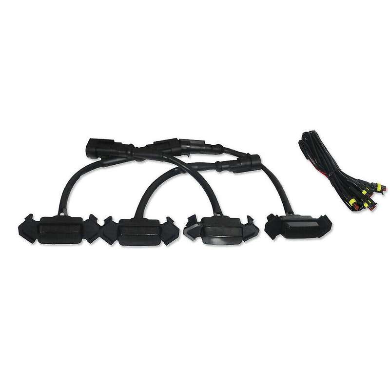 4 PCS Car Front Grille Brown LED Lights for with Pro Grill 2016 2017 2018 2019