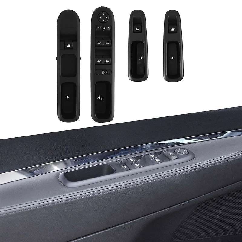 4 Pcs Car Power Window Control Switch Window Switch Button for 3008 5008 2009 - 2016
