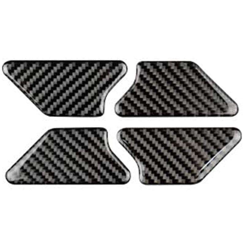 4 Pcs Carbon Fiber Car Door Bowl Panel Sticker Interior Trim for Golf 6 MK6 2008-2013 Accessories