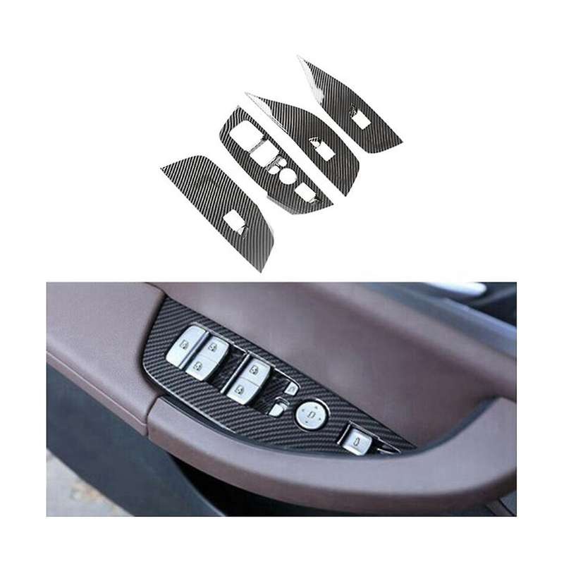 4 Pcs Car Window Lift Button Trim for X3 G01 X4 G02 2018-2021