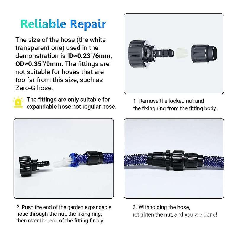 4 Pcs Drip Irrigation Pressure Regulator 25 PSI & Faucet Adapter Kit, Pressure Regulator,Drip Irriga